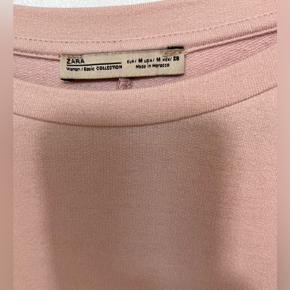 Zara long sleeve shirt-cinched detailed balloon arms in different texture - Picture 5 of 6